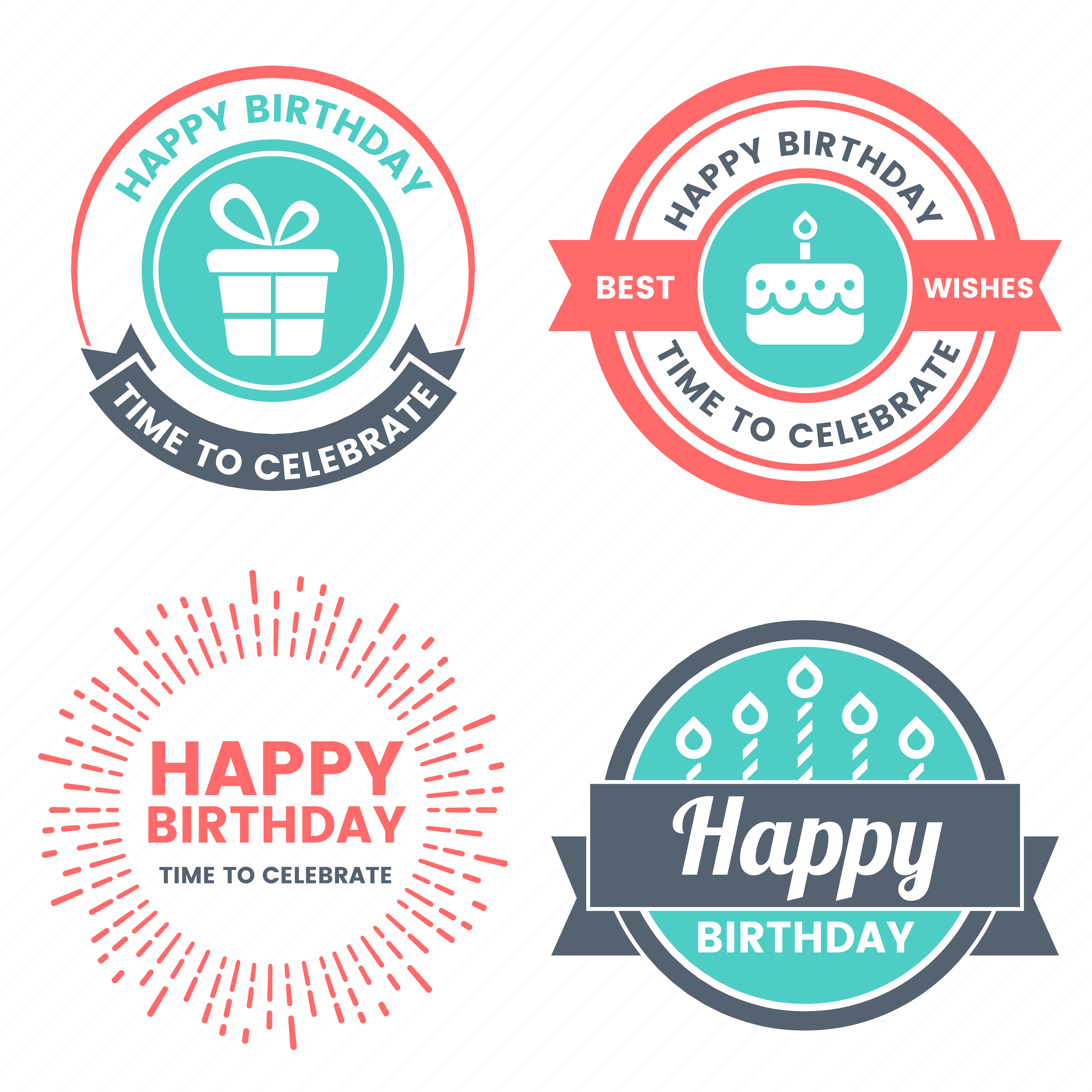 Download Happy Birthday Vector Logo for banner - Download Free ...