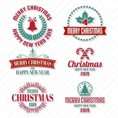 Christmas Vector Logo for banner