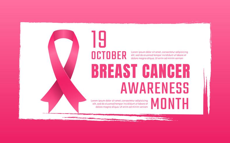 Breast Cancer awareness Vector background