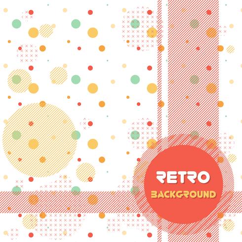 Old retro Vintage style background Design Template vector