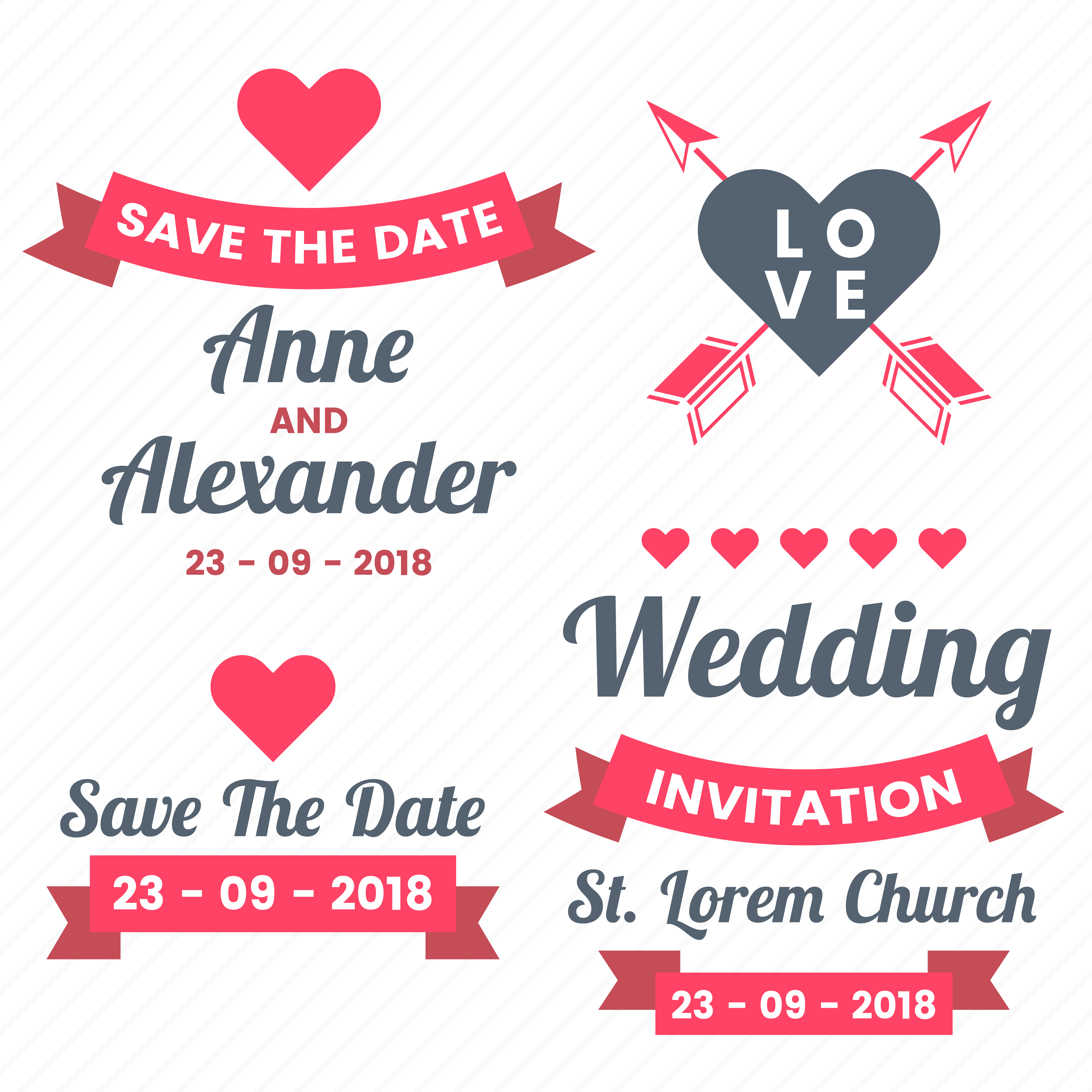 Download Wedding Retro Vintage Vector Label 328653 - Download Free ...