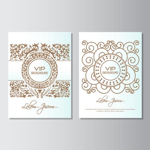 invitation background flyer style Design Template vector