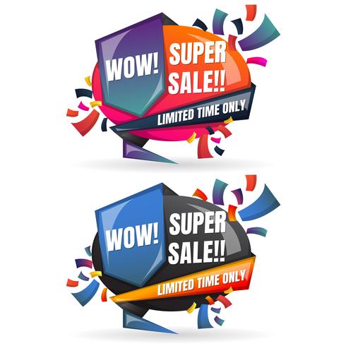 Sale Banner Design Template vector