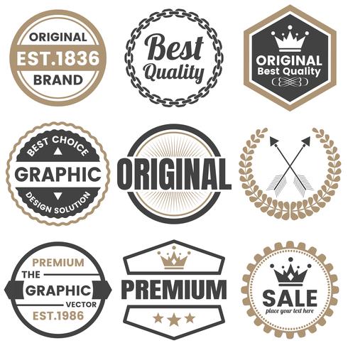 Vintage Retro Vector Logo for banner