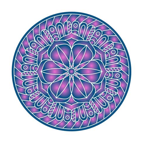 Mandala ornament vector image