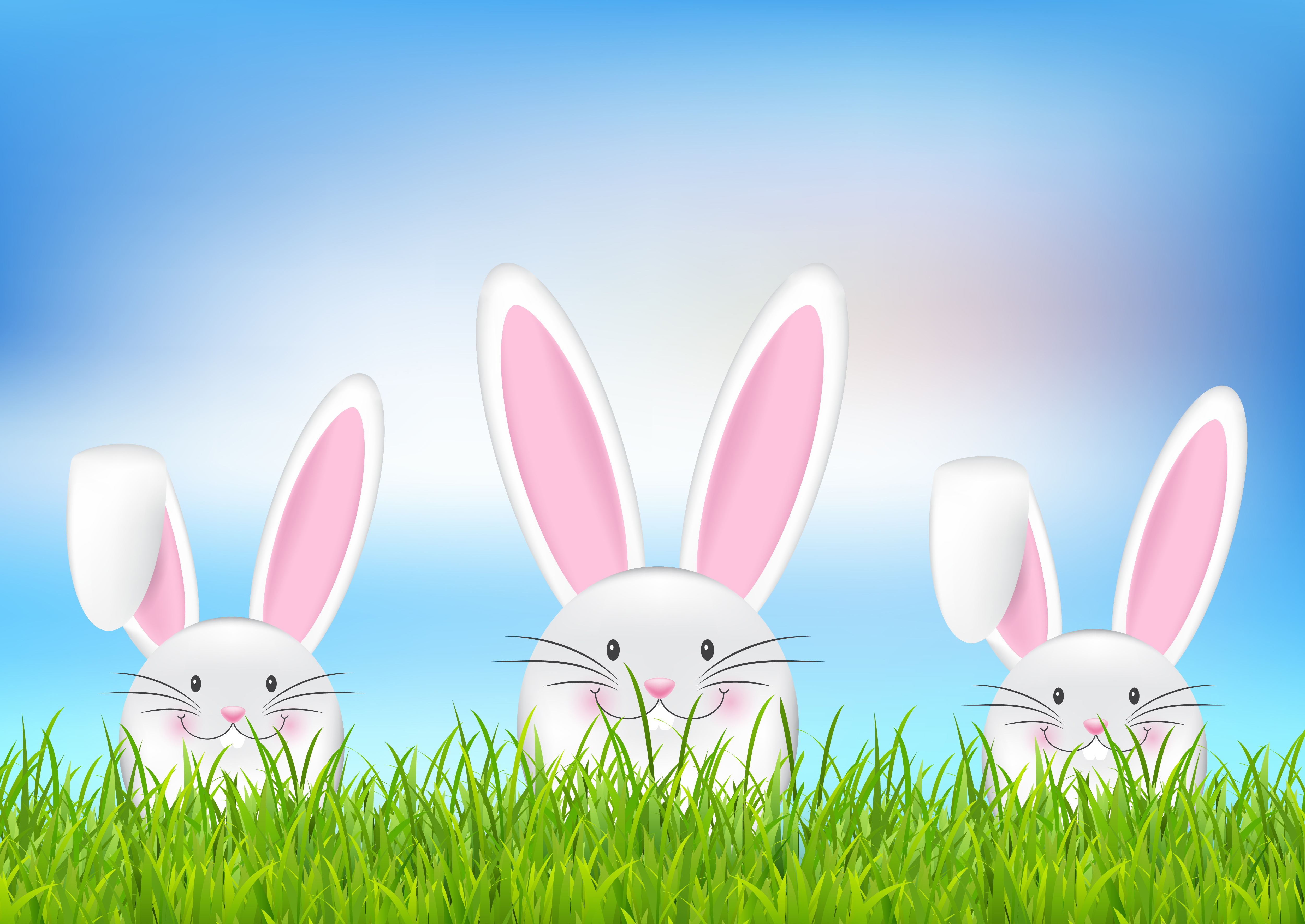 Easter bunny background 328928 Vector Art at Vecteezy