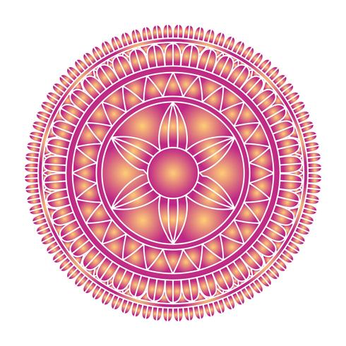 Mandala ornamento vector de la imagen