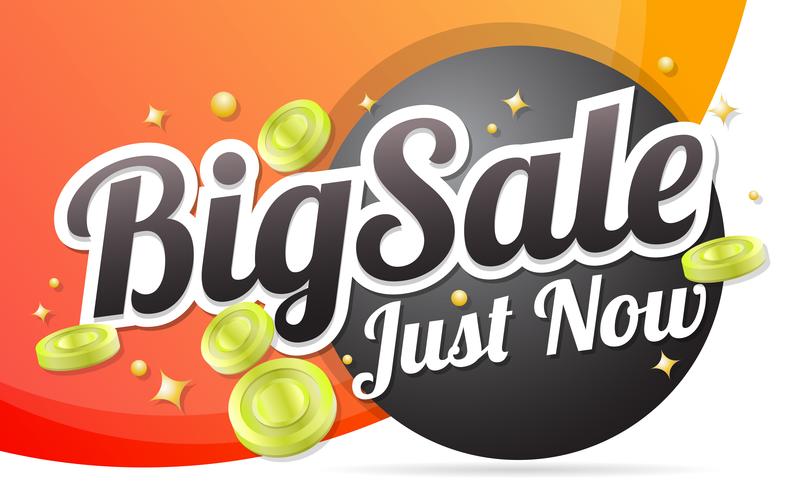 big sale template banner Vector background