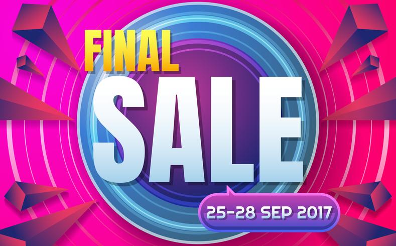 big sale template banner Vector background