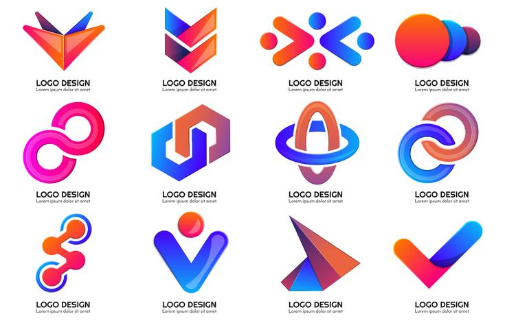 Modern Minimal Vector Logo for banner