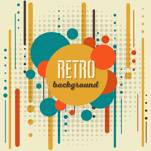 Old retro Vintage style background Design Template vector