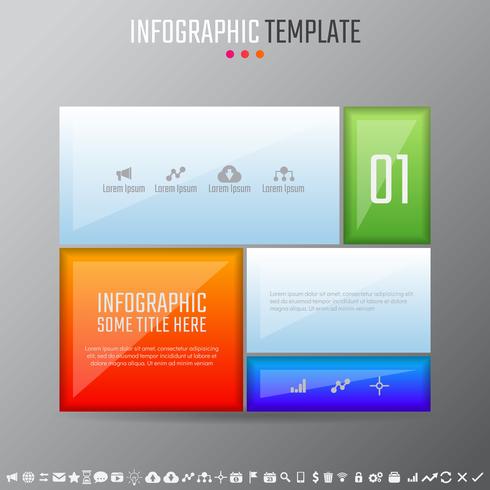 Plantilla de diseño de infografías vector