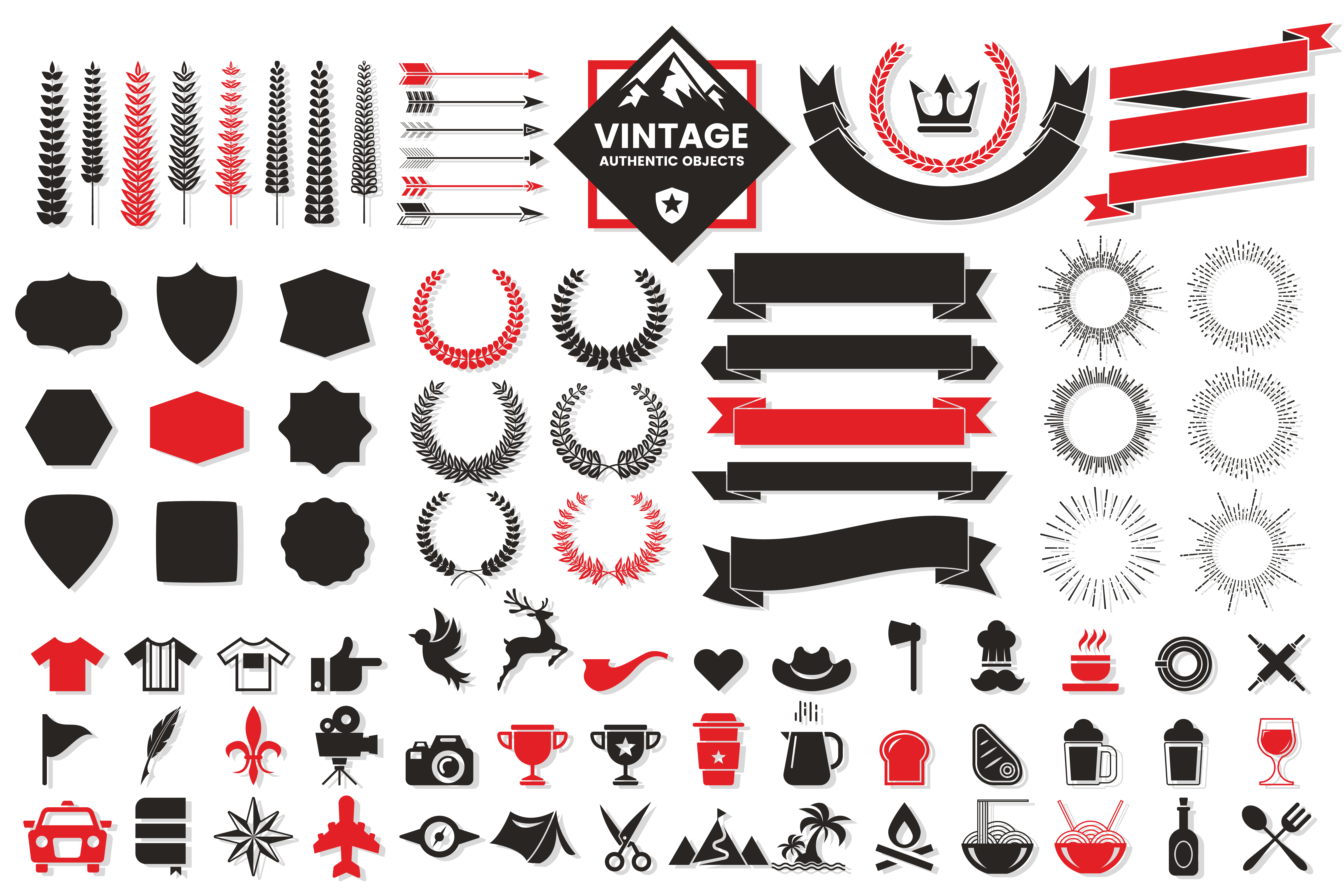 Download Ribbon Vintage Vector Logo for banner - Download Free Vectors, Clipart Graphics & Vector Art