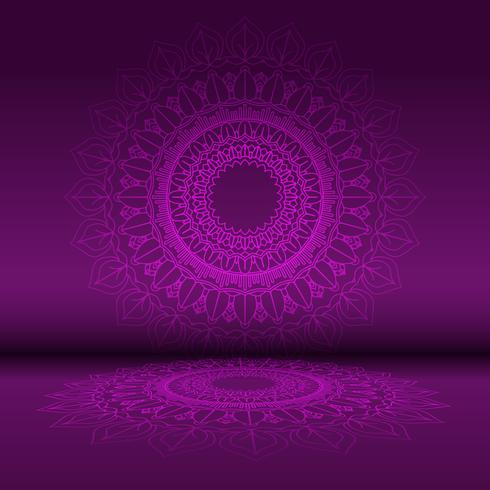Abstract mandala design background  vector
