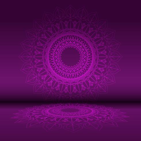 Abstract mandala design background  vector