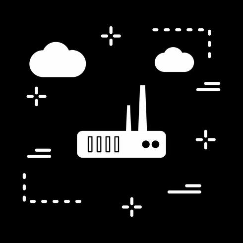 vector router icon 