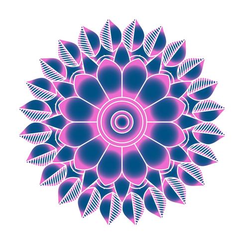 Mandala ornamento vector de la imagen