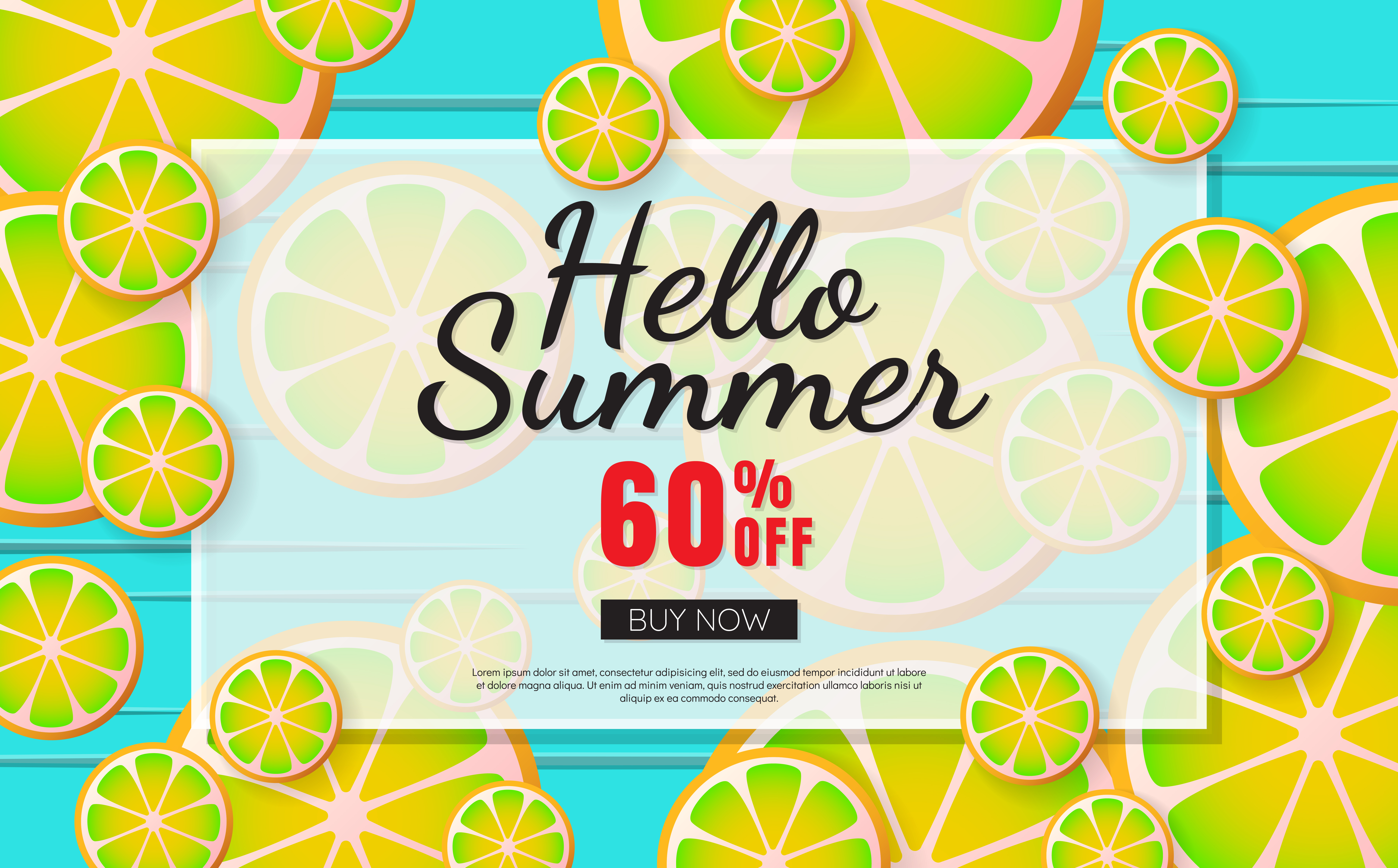 summer sale template banner Vector background 329439 - Download Free Vectors, Clipart Graphics ...