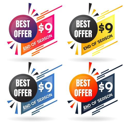 Sale Banner Design Template vector