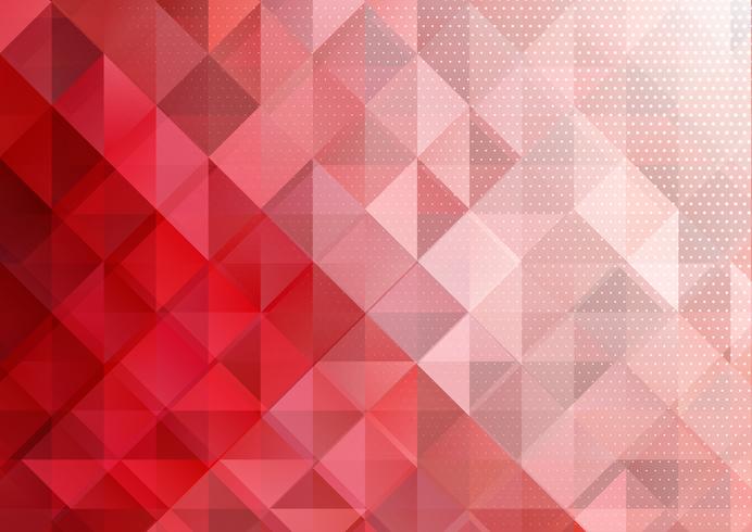 Low poly abstract background with halftone dots  vector