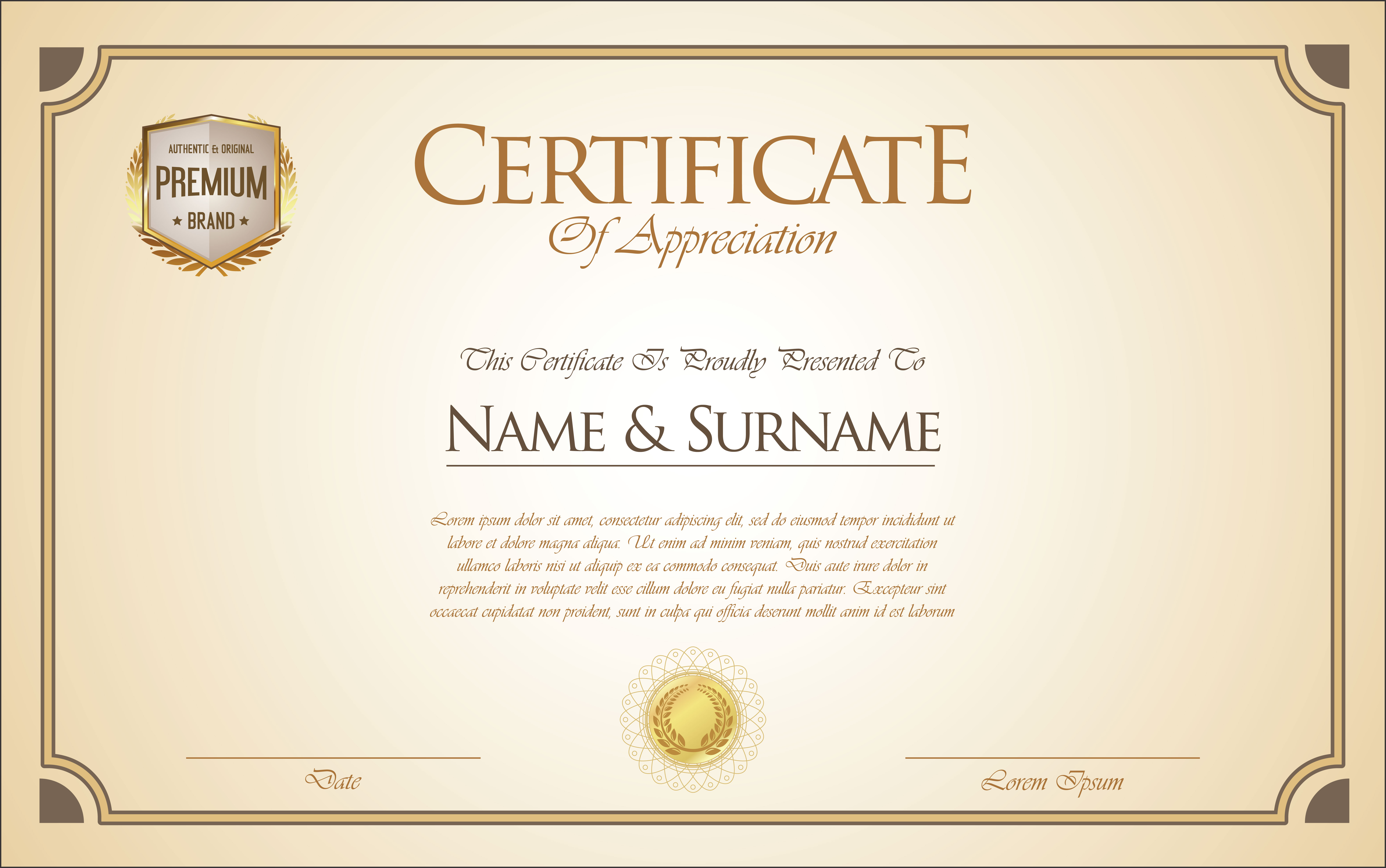 Certificate or diploma retro template 329629 - Download ... Certificate or diploma retro template 329629 - Download ...