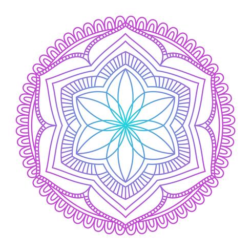 Mandala ornamento vector de la imagen