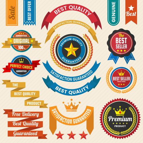 Vintage Retro Vector Logo para banner