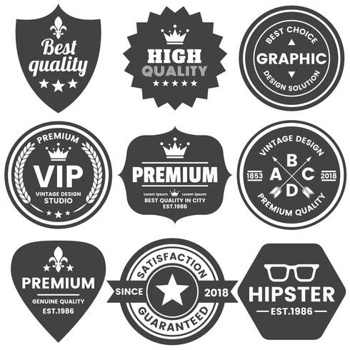 Vintage Retro Vector Logo para banner