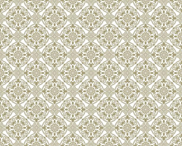 Damask vintage seamless patterns. vector