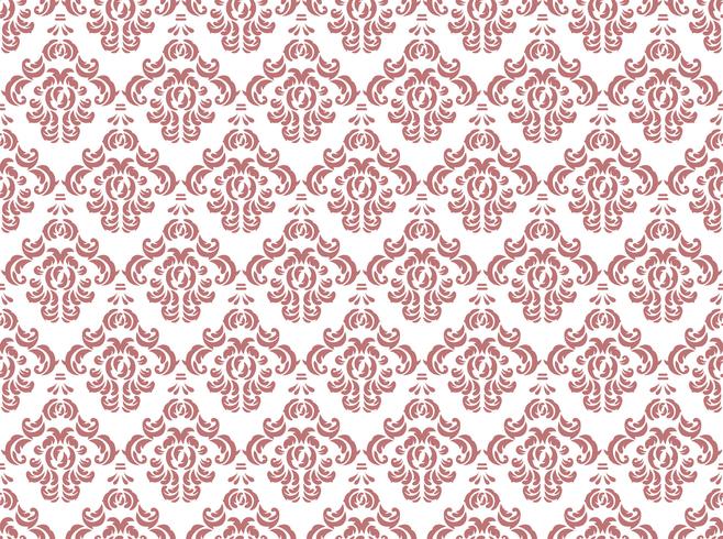 Damask vintage seamless patterns. vector