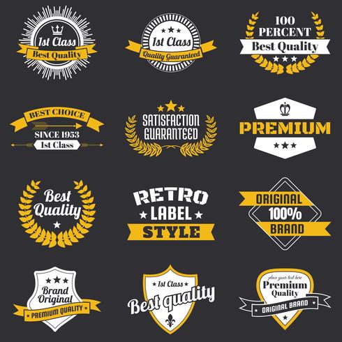 Vintage Retro Vector Logo for banner