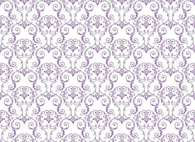 Damask vintage seamless patterns. vector
