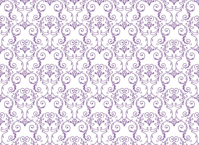 Damask vintage seamless patterns. vector