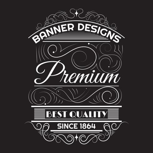 Vintage background lable style Design Template vector