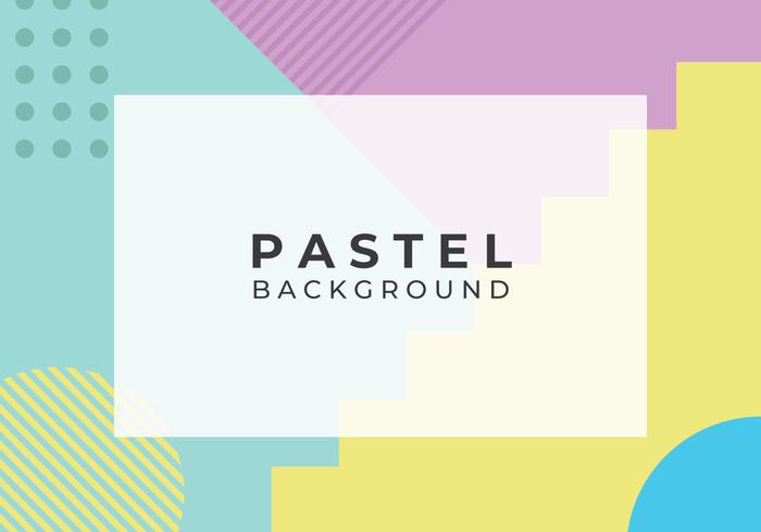 Geometric Abstract Pastel Background vector