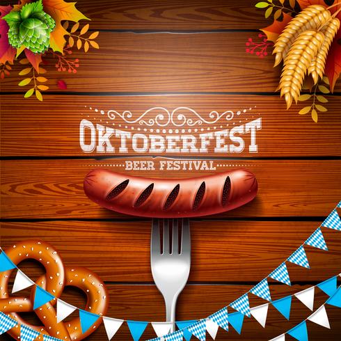 Oktoberfest Banner Illustration  vector