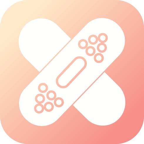 Bandage filled icon vector