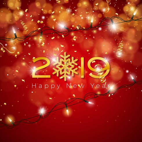 Happy New Year illustration  vector