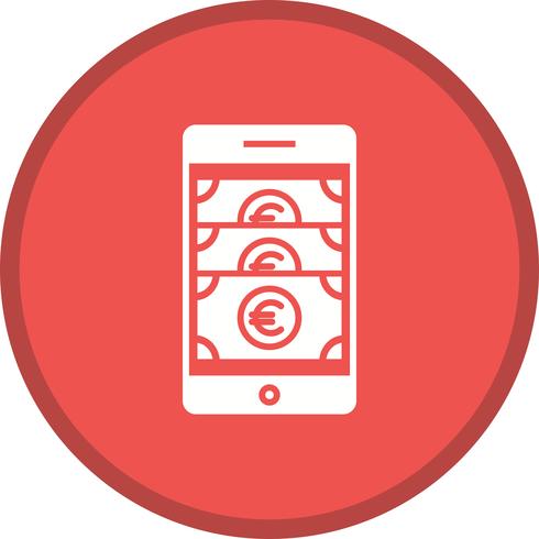 Cellphone filled icon vector