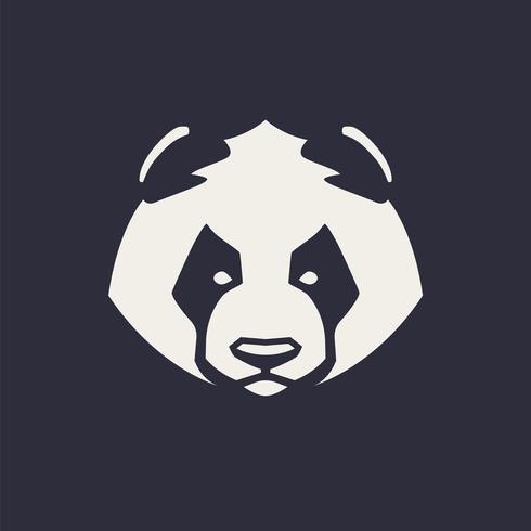 Panda Mascot Vector Icon