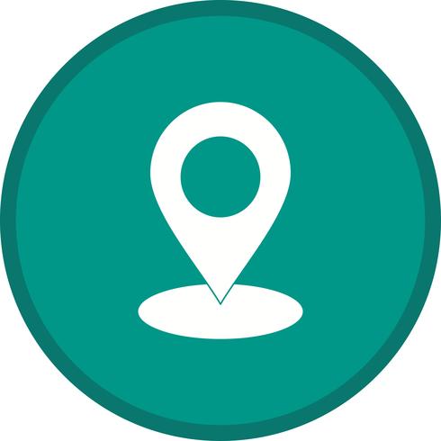 Marker filled icon vector