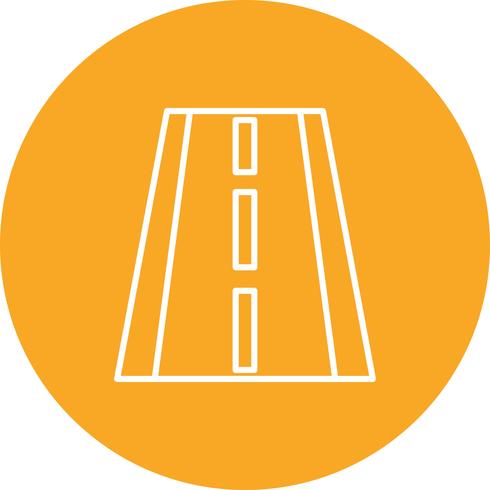 Icono de carretera vector