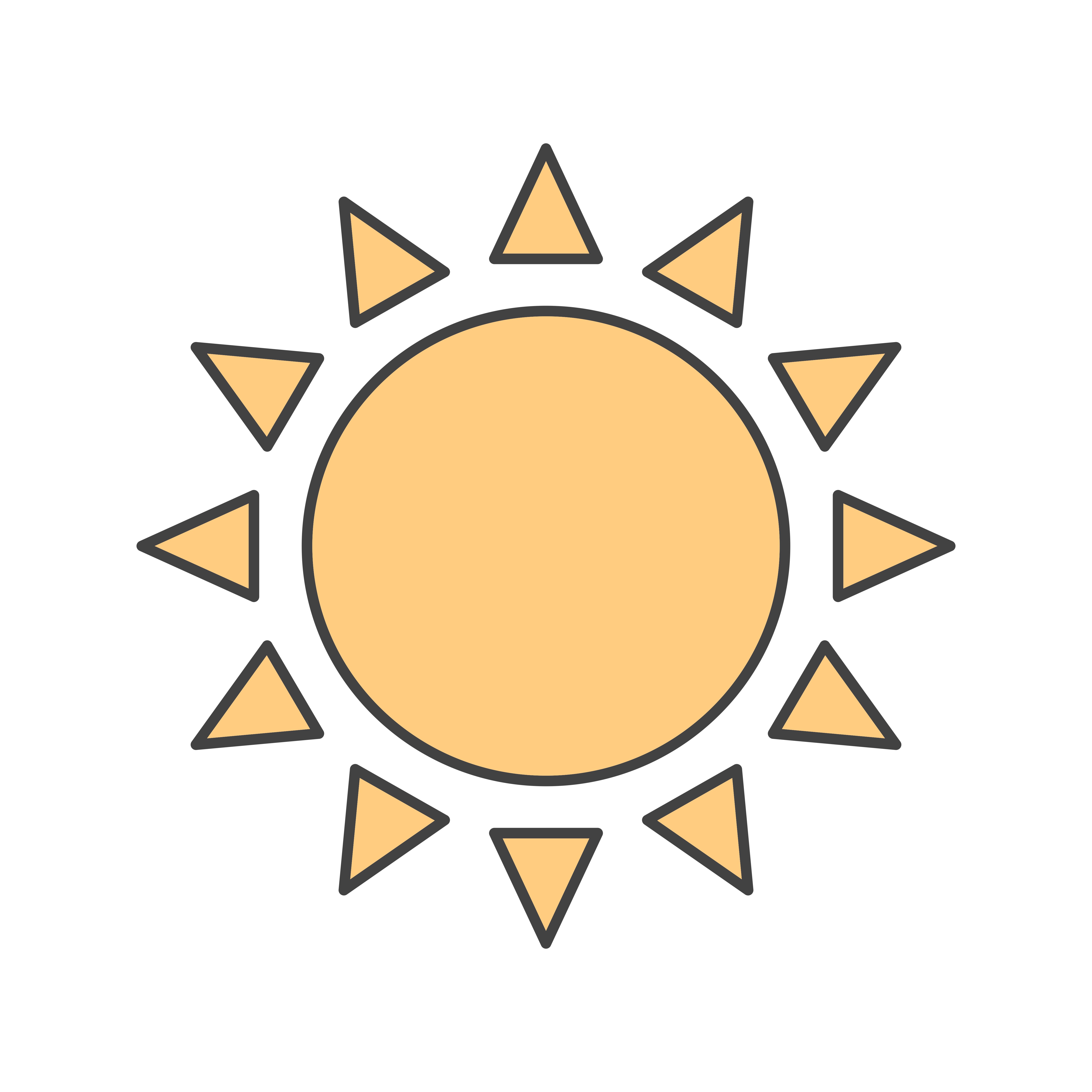 Download vector sun icon 330202 - Download Free Vectors, Clipart Graphics & Vector Art