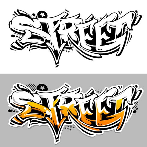 Street Graffiti Vector letras