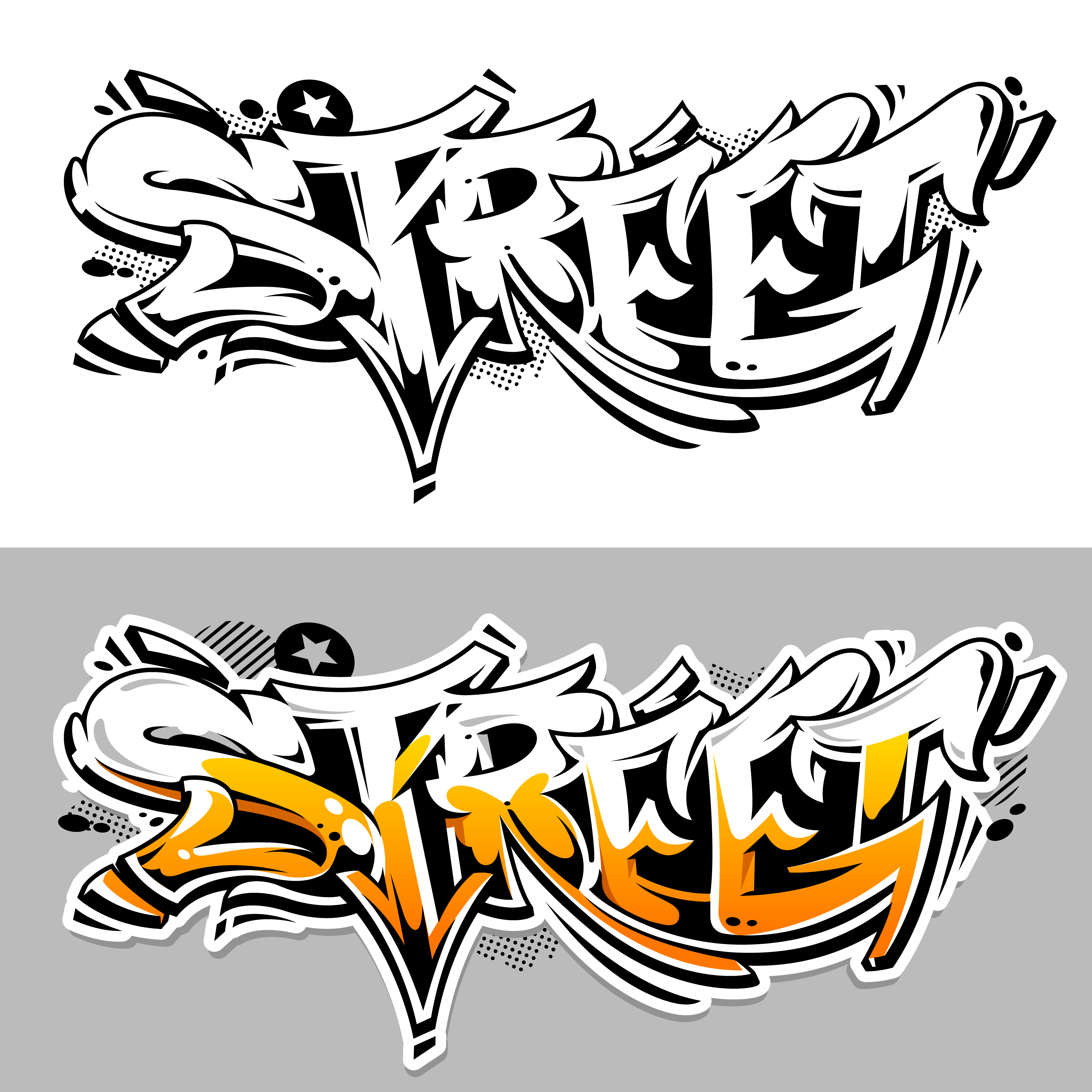 Street Graffiti Vector Lettering 330282 Vector Art at Vecteezy