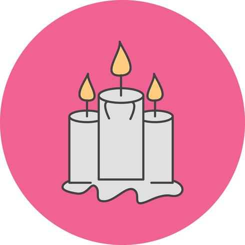 vector candles icon