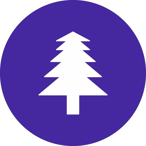 icono de árbol vector