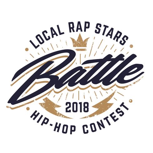 emblema de vector de batalla de hip-hop