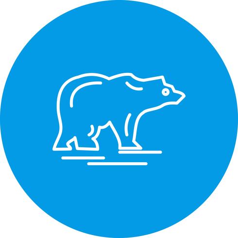 Vector bear icon