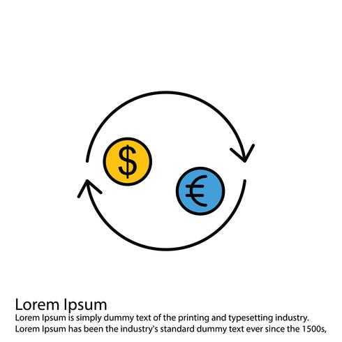 Vector transfer icon